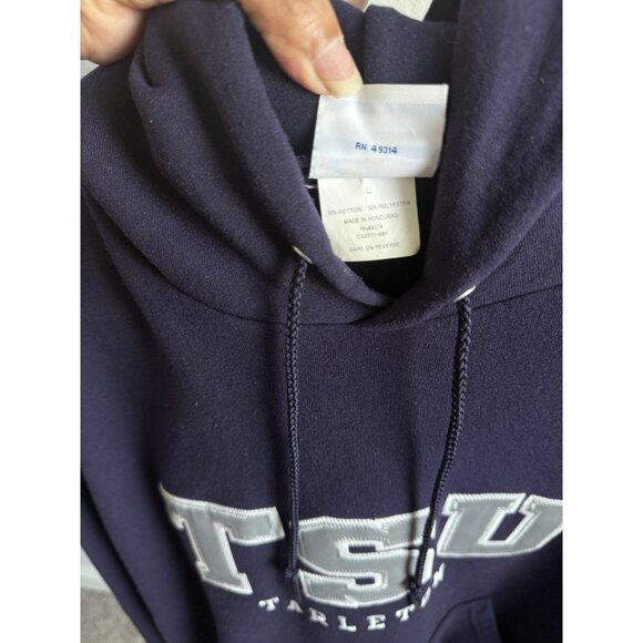 Champion Tarleton State University Purple Crewneck Hoodie Sweater Size L Unisex - Picture 9 of 10